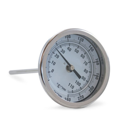 Brew Kettle Dial Thermometer with 6 in. Stem