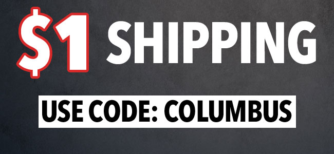 Columbus Day Sale - $1 Shipping