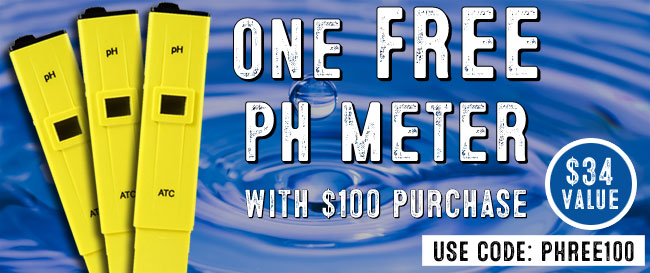 FREE pH Meter with $100 Purchase